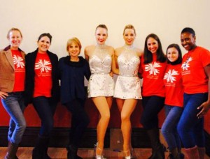 Dancewave staff with the Rockettes