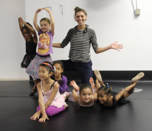 Madeline Irmen and her little dancewavers