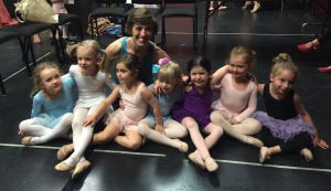 Madeline Irmen with her students at Dancewave