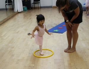 Hannah Swanson teaching Creative Ballet at Dancewave’s Summer Camps