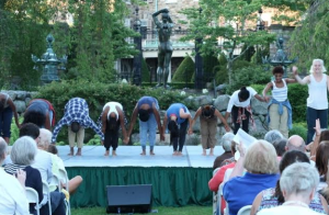 Taking a bow – Dancewave Company at Pocantico. Image Credits: Wenting Sun